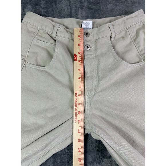 Vintage Guess USA American Tradition Jeans 31x29 Beige Straight Fit 90s - Picture 10 of 15